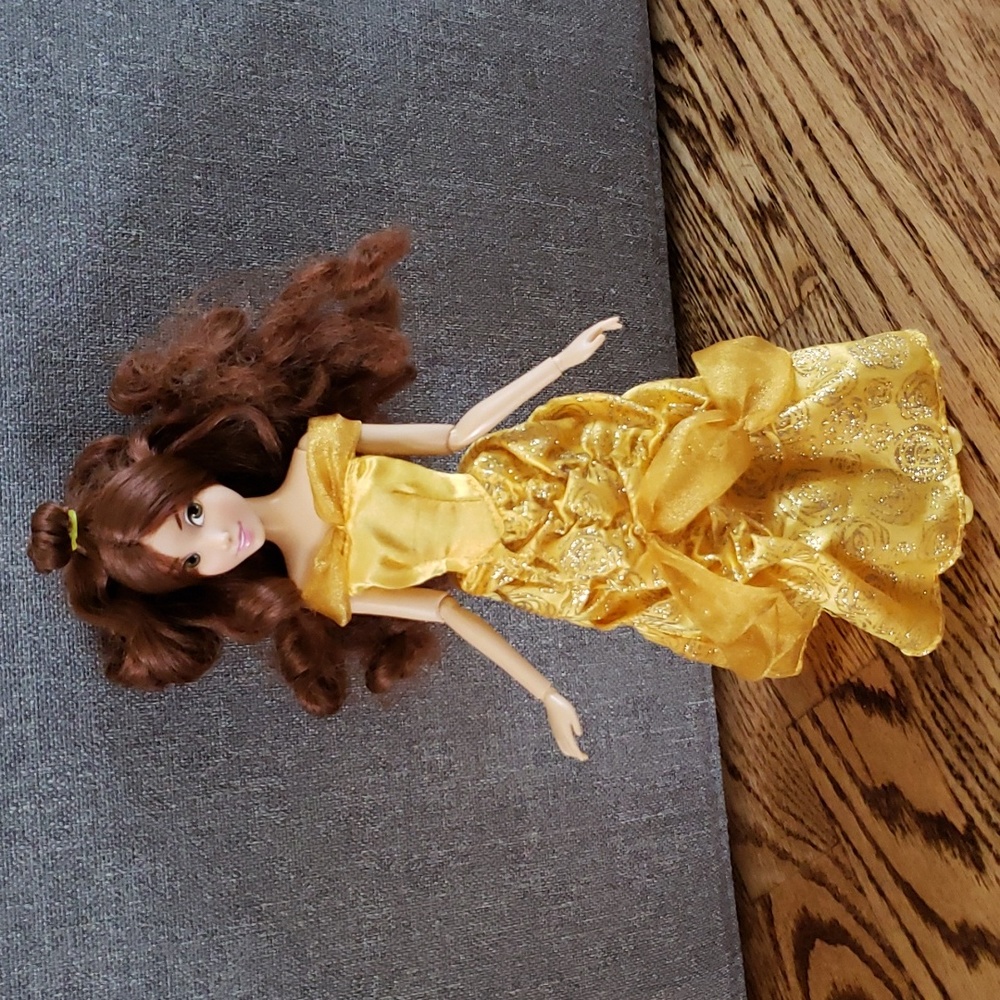 The Disney Store Beauty and the Beast Princess Belle Classic Fairytale Brunette
